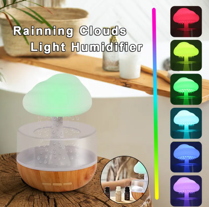 Somnia Rain Cloud Aroma Diffuser & Night Light