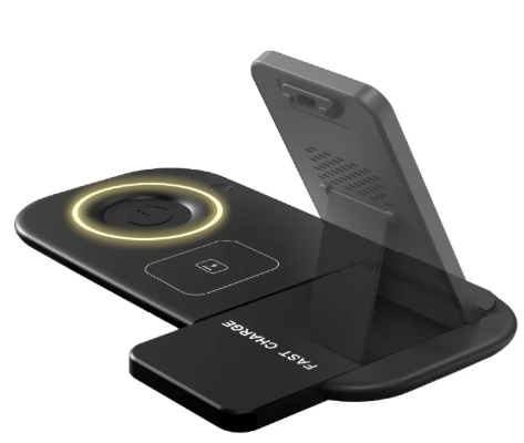 Somnia Bedside Charging Station with Clock & Speaker