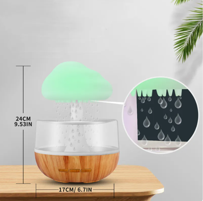 Somnia Rain Cloud Aroma Diffuser & Night Light